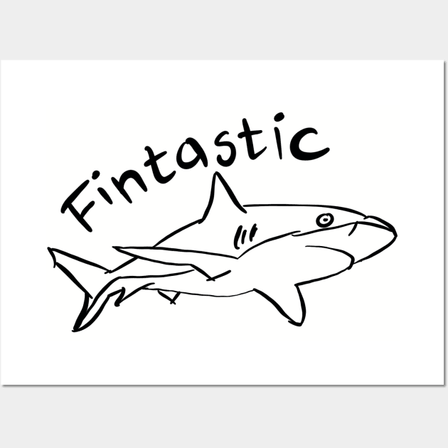 Fintastic Wall Art by VintageArtwork